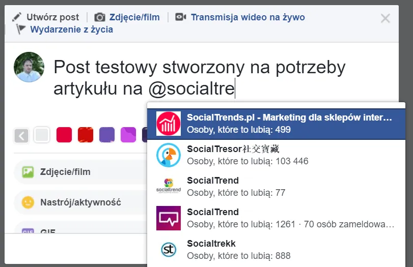 Zdjęcie Jak dodać ogłoszenie na Facebooku w grupie i uniknąć błędów
