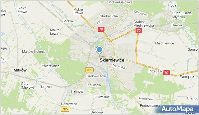 Zdjęcie Gdzie leżą Skierniewice? Odkryj ich lokalizację w Polsce