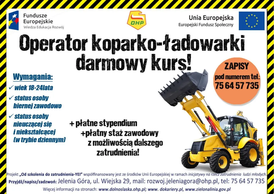 Zdjęcie Ile kosztuje kurs na koparko-ładowarkę? Sprawdź ceny i oszczędź na szkoleniu!