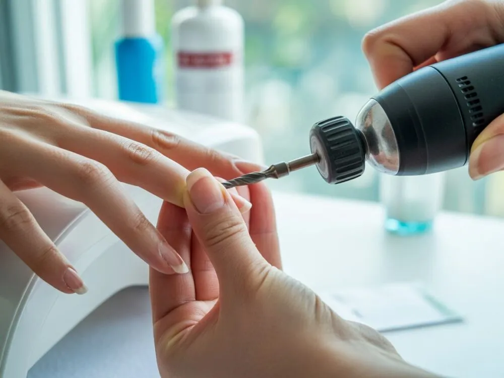 Zdjęcie Jak bezpiecznie używać frezarki do paznokci – poradnik dla początkujących krok po kroku