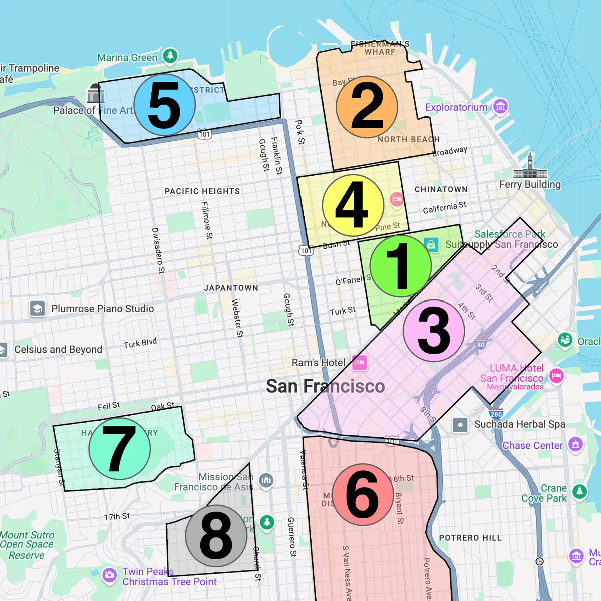 Zdjęcie San Francisco: &iquest;D&oacute;nde alojarse? Mejores hoteles y zonas clave