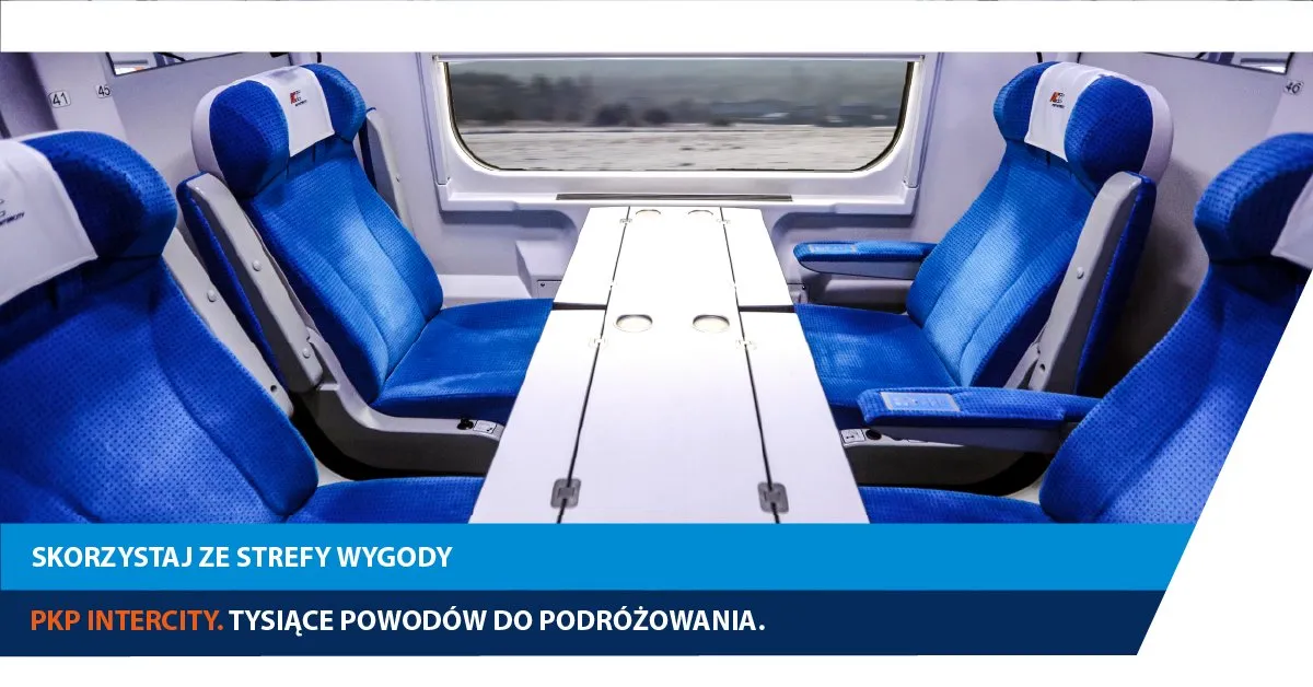 Zdjęcie Jak wygląda pociąg intercity? Zobacz jego wyjątkowe wnętrze i usługi
