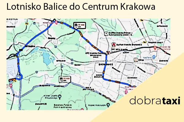 Zdjęcie Ile kosztuje taxi z lotniska Balice do centrum Krakowa? Sprawdź aktualne ceny i oszczędź!