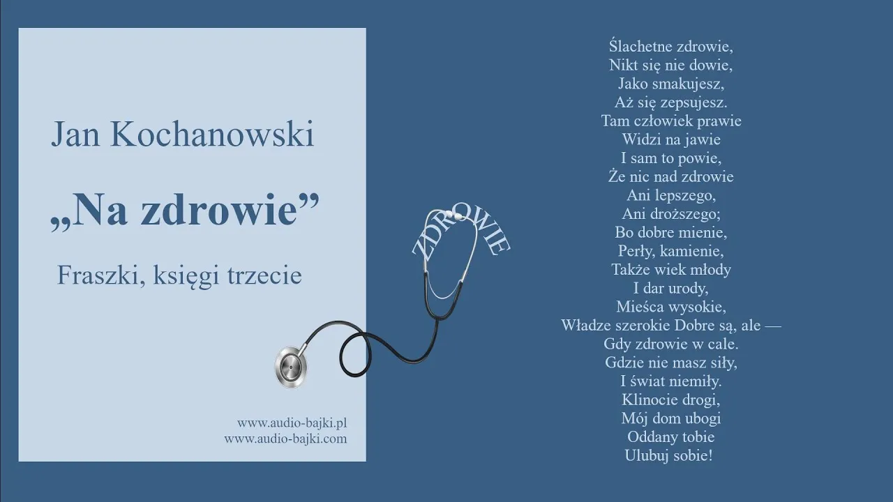 Zdjęcie Recepta na szczęśliwe życie w tekstach kultury Kochanowskiego