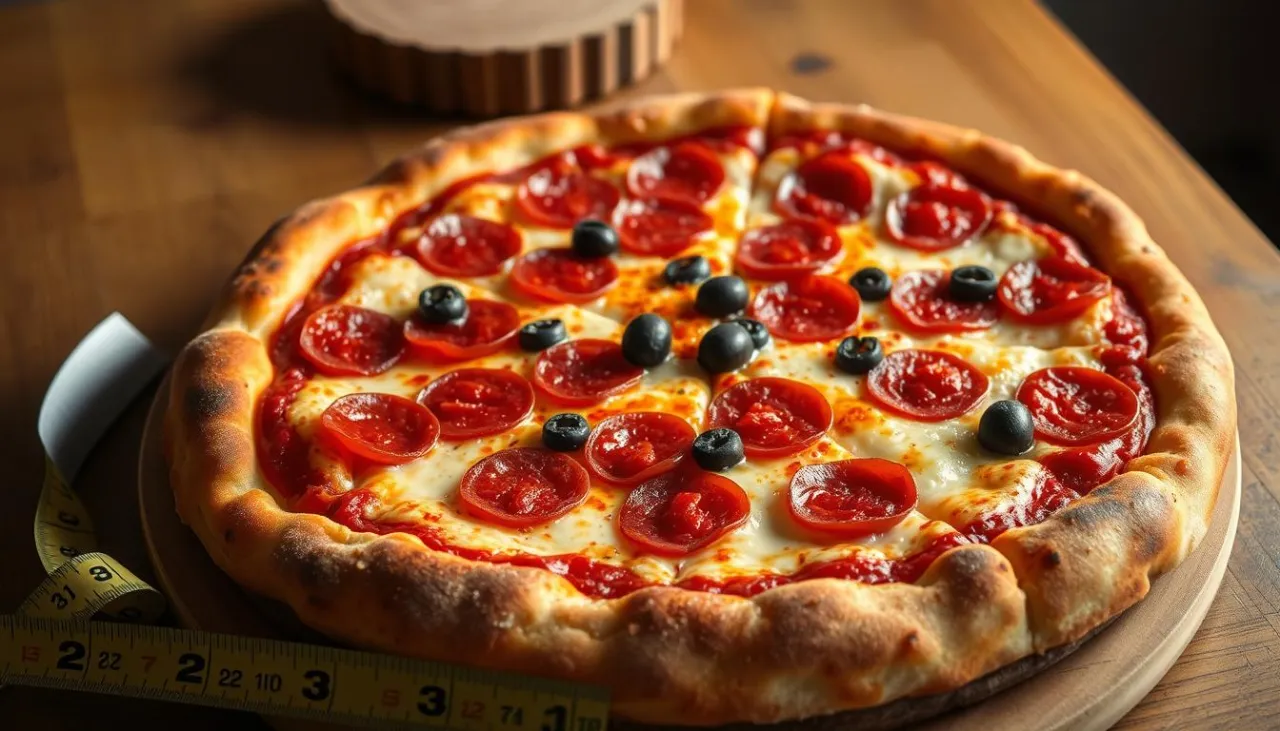 Zdjęcie Ile waży pizza 32 cm? Zaskakujące różnice w wadze i kaloriach