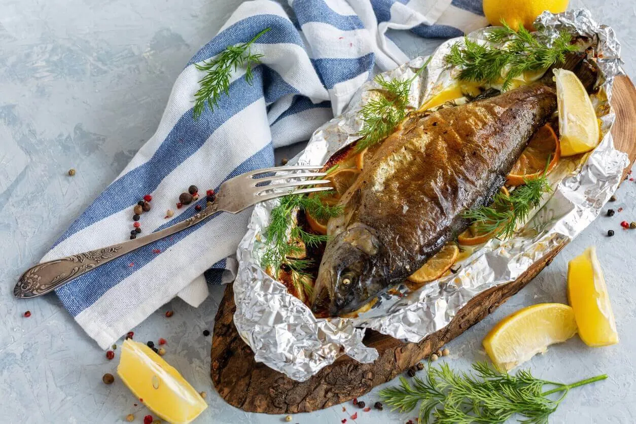 Zdjęcie Jak usmażyć pstrąga w piekarniku, aby był soczysty i aromatyczny?