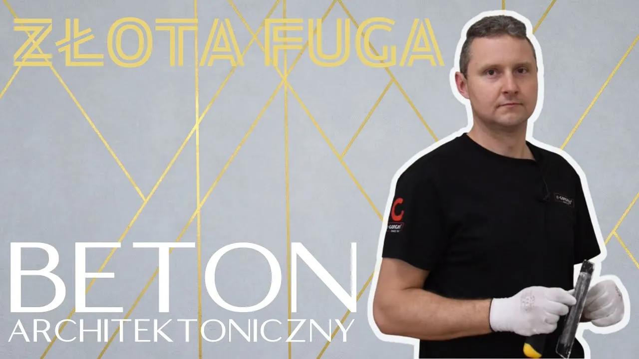 Zdjęcie Jak zrobić beton ze złotymi paskami - krok po kroku do efektu wow