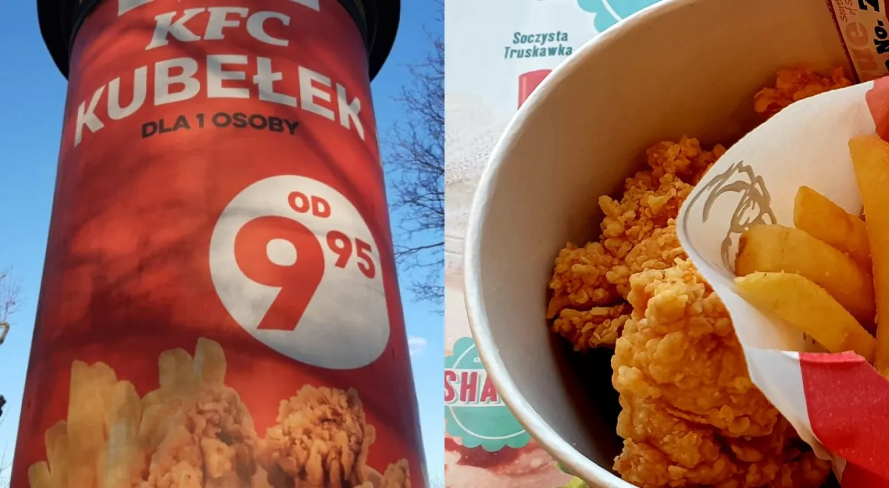 Zdjęcie Kaloryczność kubełków KFC: poznaj pełną wartość energetyczną