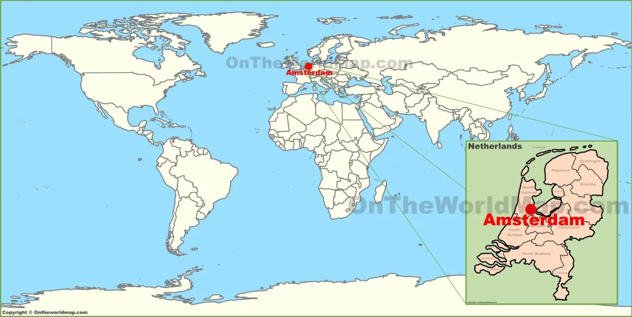 Zdjęcie Gdzie leży Holandia na mapie? Odkryj jej położenie w Europie