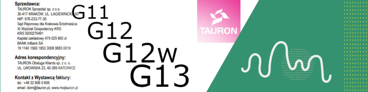 Zdjęcie Taryfy Energetyczne G11, G12 i G13 - Cennik i Zasady Korzystania