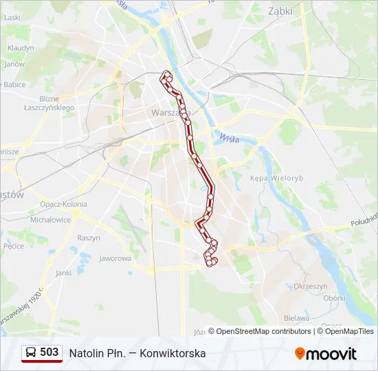 Zdjęcie Rozkład jazdy 503 – sprawdź, kiedy autobus kursuje w Twojej okolicy