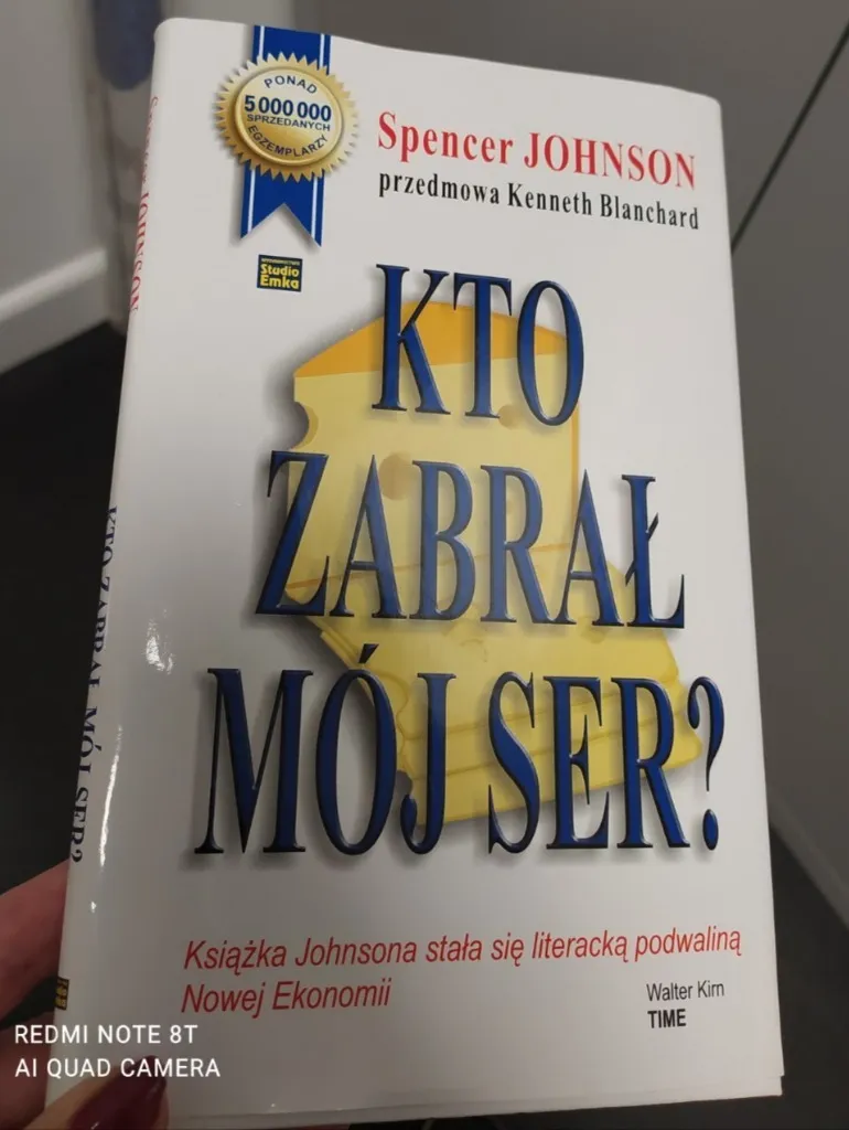 Zdjęcie Książka kto zabrał mój ser - odkryj tajemnice zmian w życiu