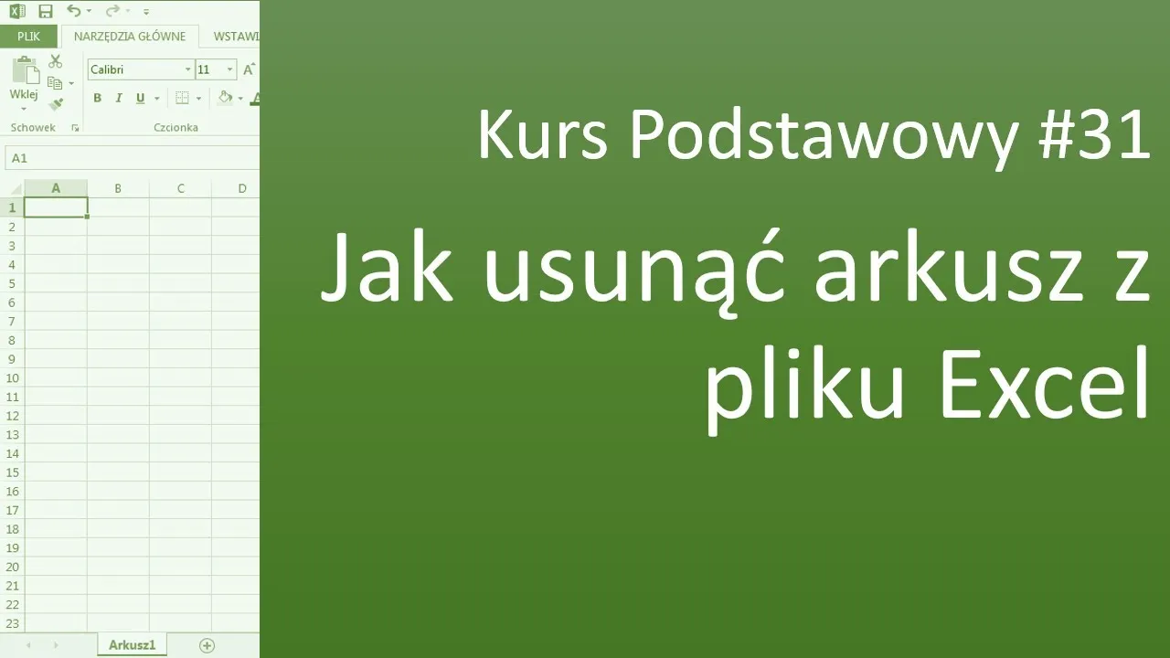Zdjęcie Jak usunąć arkusz w Excelu i nie stracić ważnych danych