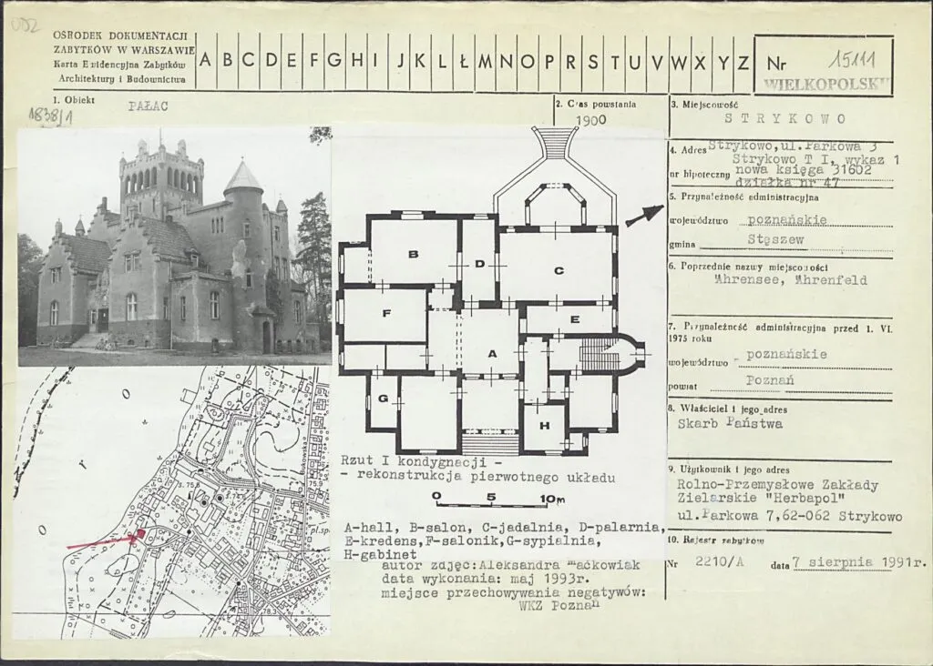 Zdjęcie Pałac w Strykowie: Tajemnice historii i niezwykła architektura