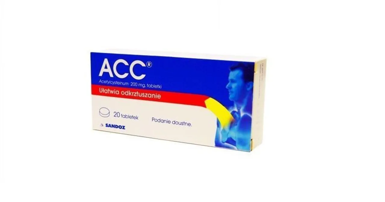 Zdjęcie Skutki uboczne ACC: Co powinieneś wiedzieć o działaniach niepożądanych