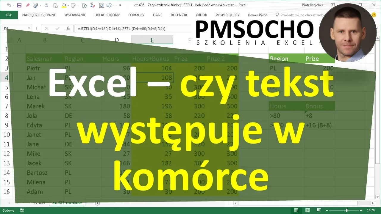 Zdjęcie Jak w Excelu sprawdzić, czy komórka zawiera tekst bez błędów