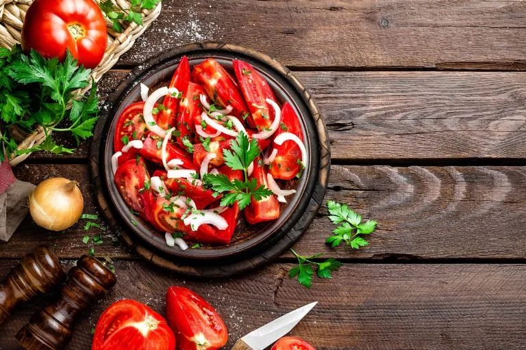 Zdjęcie Ensalada de tomate andaluza: tu receta definitiva + trucos experto