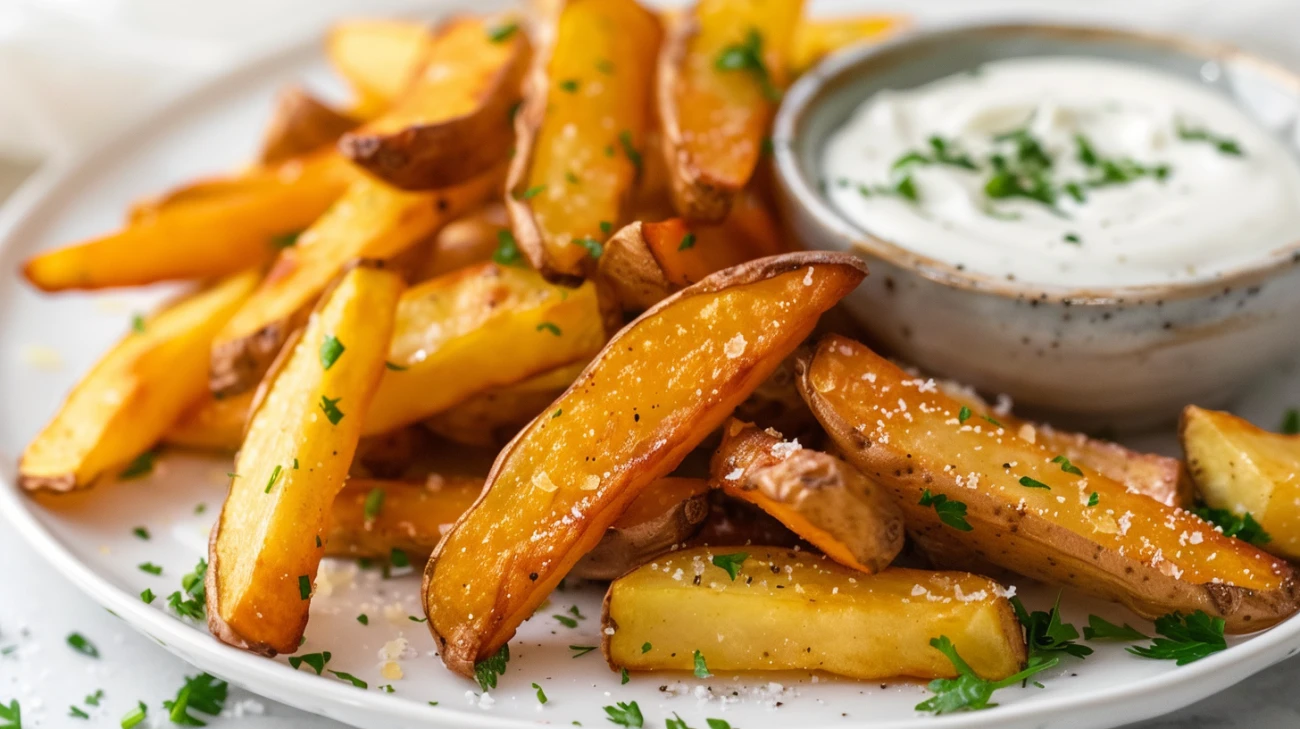 Zdjęcie Frytki z batata: Przepis na chrupiącą przekąskę z batatów