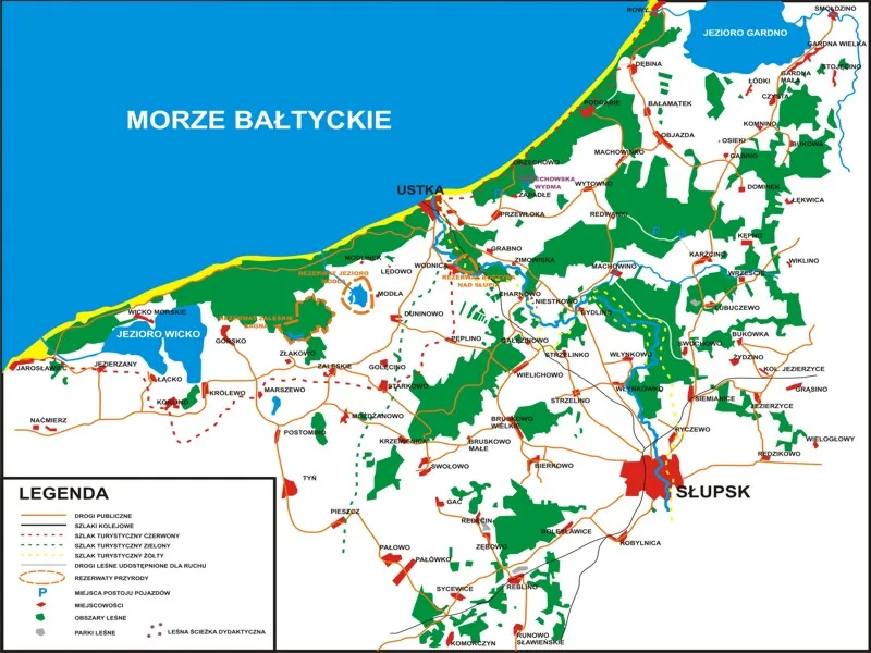 Zdjęcie Gdzie leży Ustka mapa? Odkryj lokalizację i atrakcje miasta