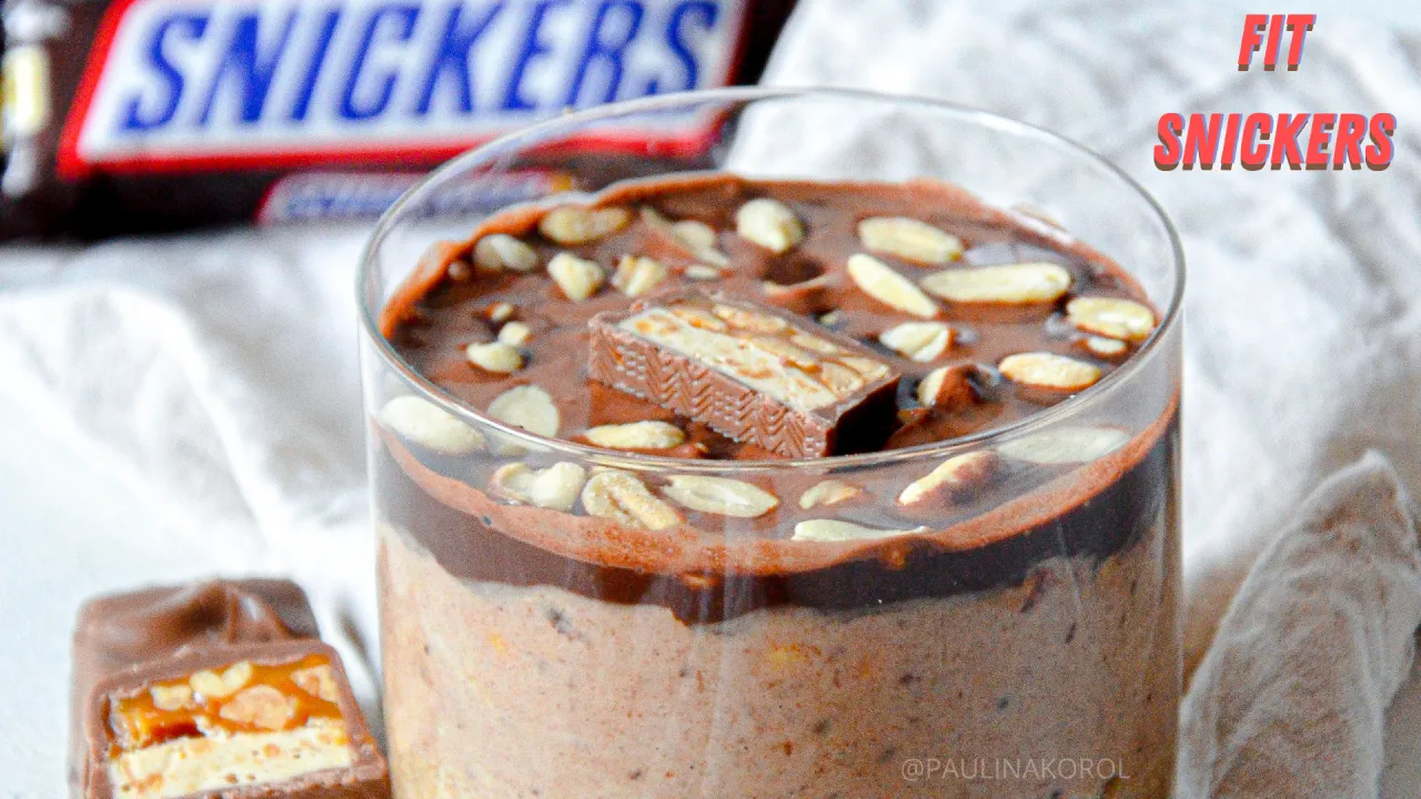 Zdjęcie Fit Snickers przepis: Zdrowa wersja batona bez wyrzutów sumienia