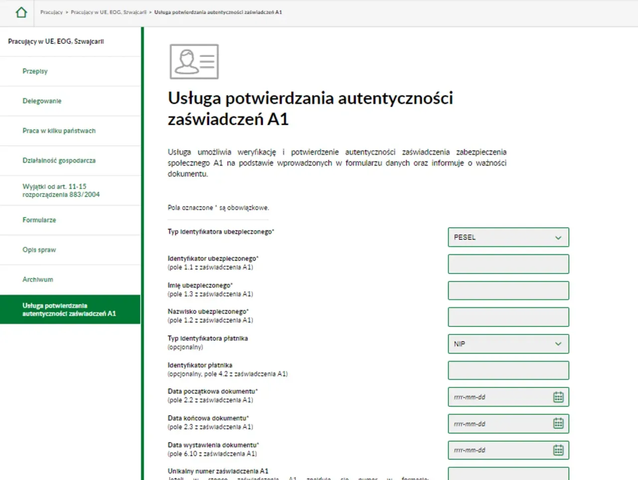 Zdjęcie Jak wypełnić wniosek A1 krok po kroku: praktyczny poradnik z ZUS online