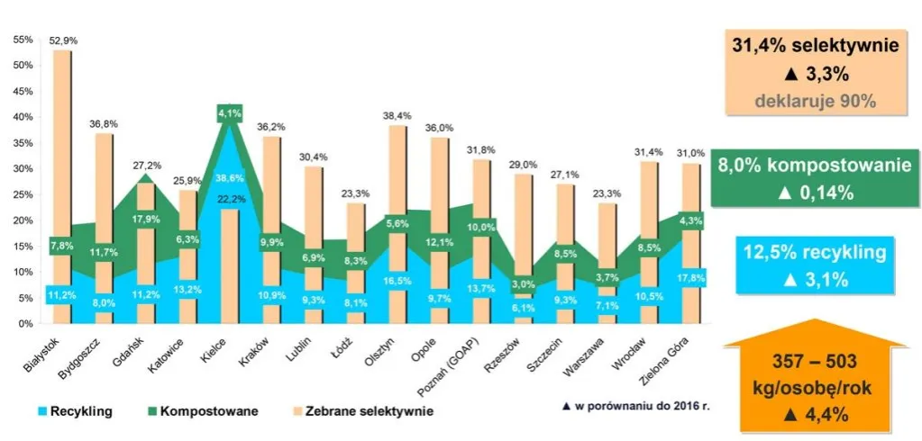 Zdjęcie Rodzaje odpadów nadających się do recyklingu w Polsce