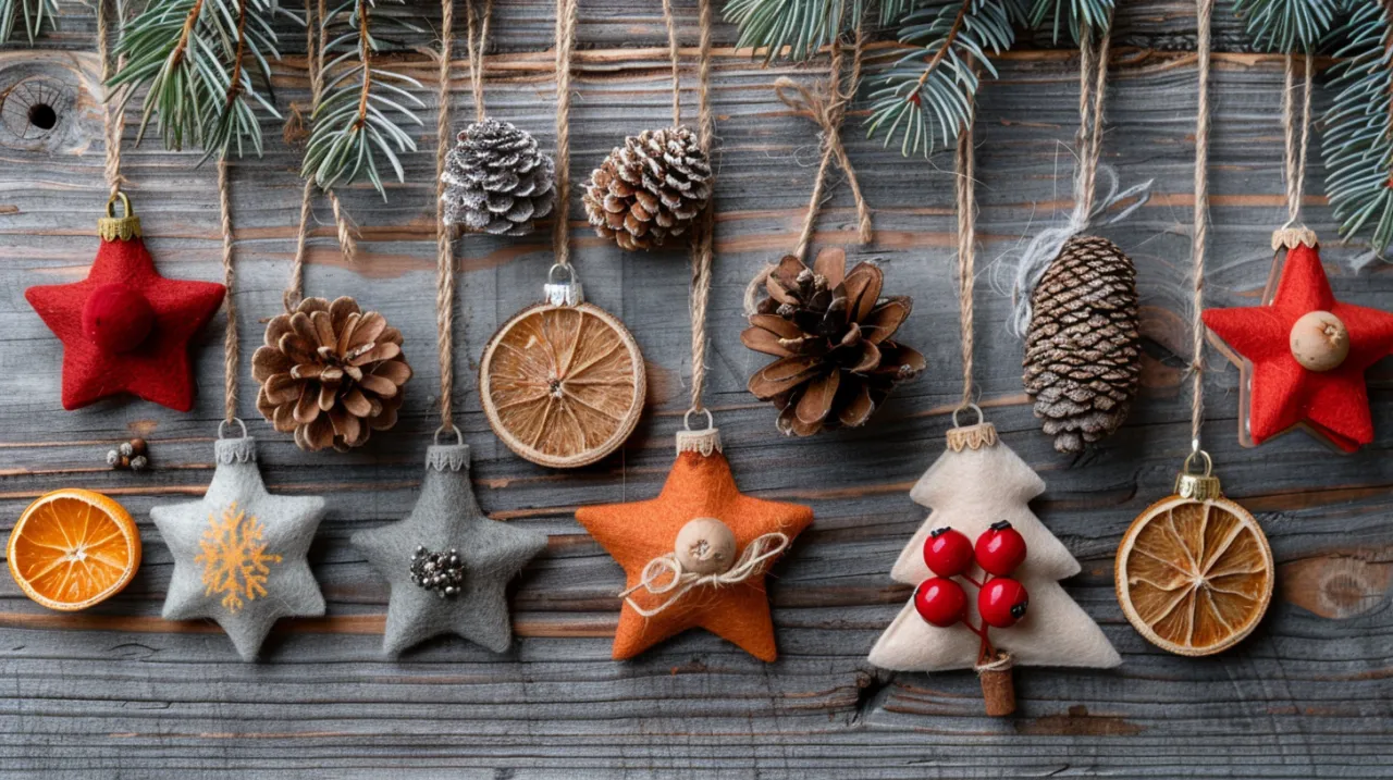 Zdjęcie Ozdoby choinkowe ręcznie robione - Świąteczne inspiracje DIY