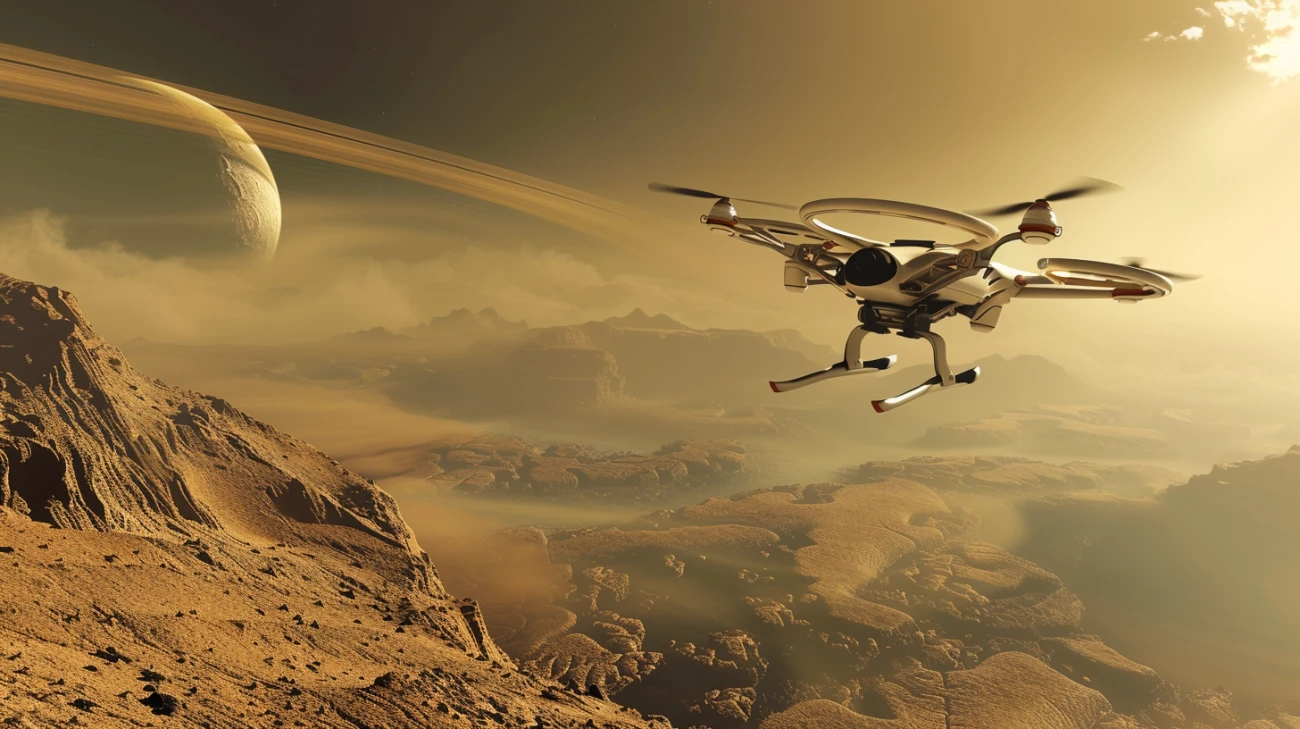 Zdjęcie NASA wysyła dron Dragonfly na Tytana – niesamowita misja eksploracji księżyca Saturna