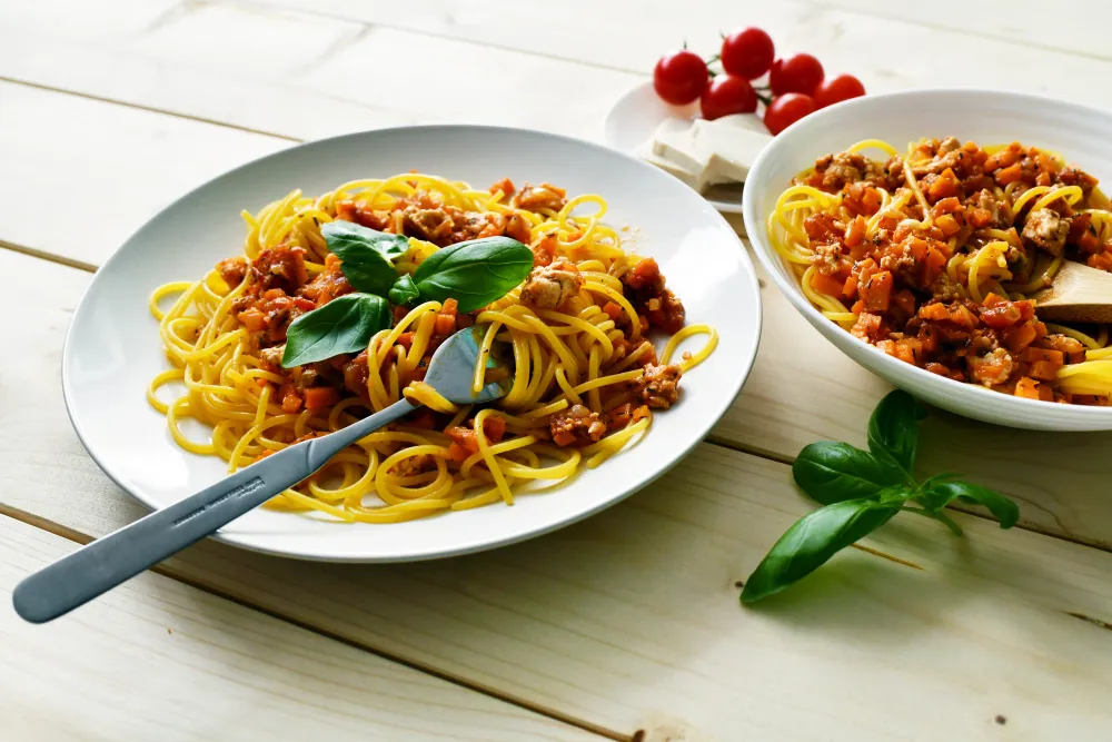 Zdjęcie Pyszne spaghetti wegetariańskie: zdrowe przepisy bez mięsa