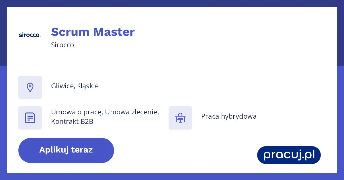 Zdjęcie Praca scrum master - najlepsze oferty pracy dla scrum masterów