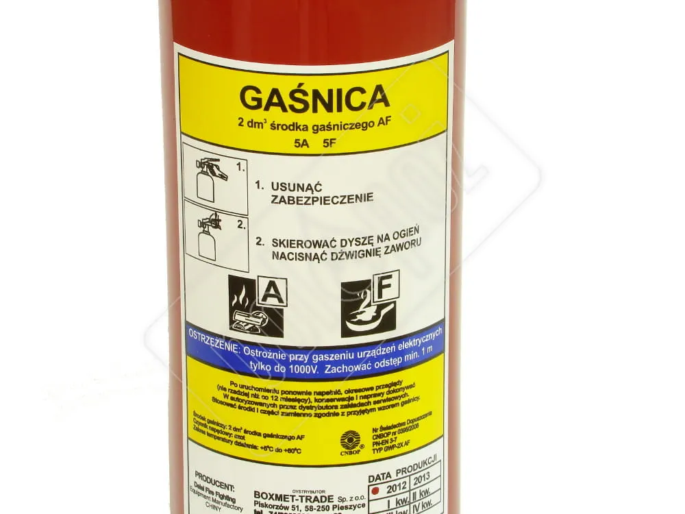 Zdjęcie Co gasimy gaśnicą pianową? Skuteczne metody i ważne zasady