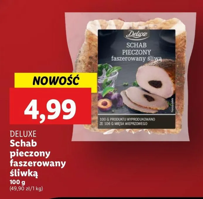 Zdjęcie Jak idealnie upiec schab ze śliwką Biedronka - czas i temperatura