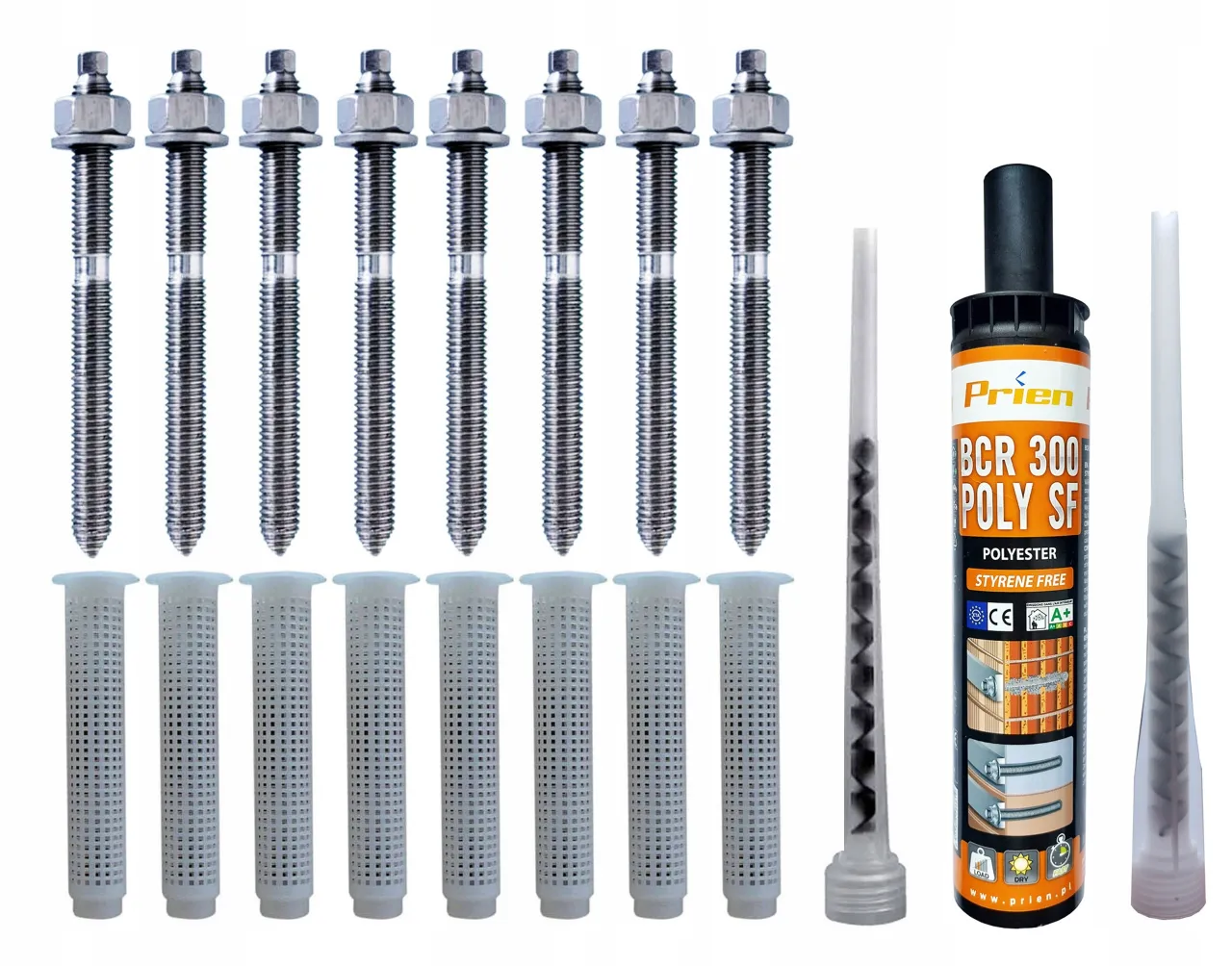 Zdjęcie Kotwa chemiczna mała - idealne rozwiązanie do mocowania w ciasnych przestrzeniach