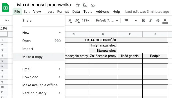 Zdjęcie Jak łatwo stworzyć listę obecności w Excelu: 5 prostych kroków