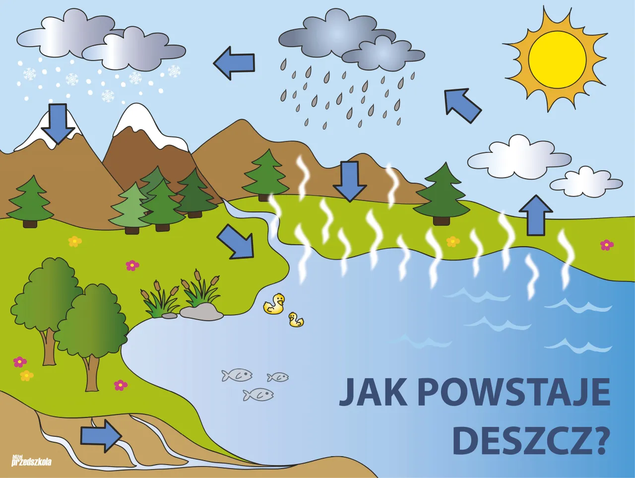 Zdjęcie Jak powstaje deszcz? Edukacyjny film dla dzieci wyjaśnia tajemnice