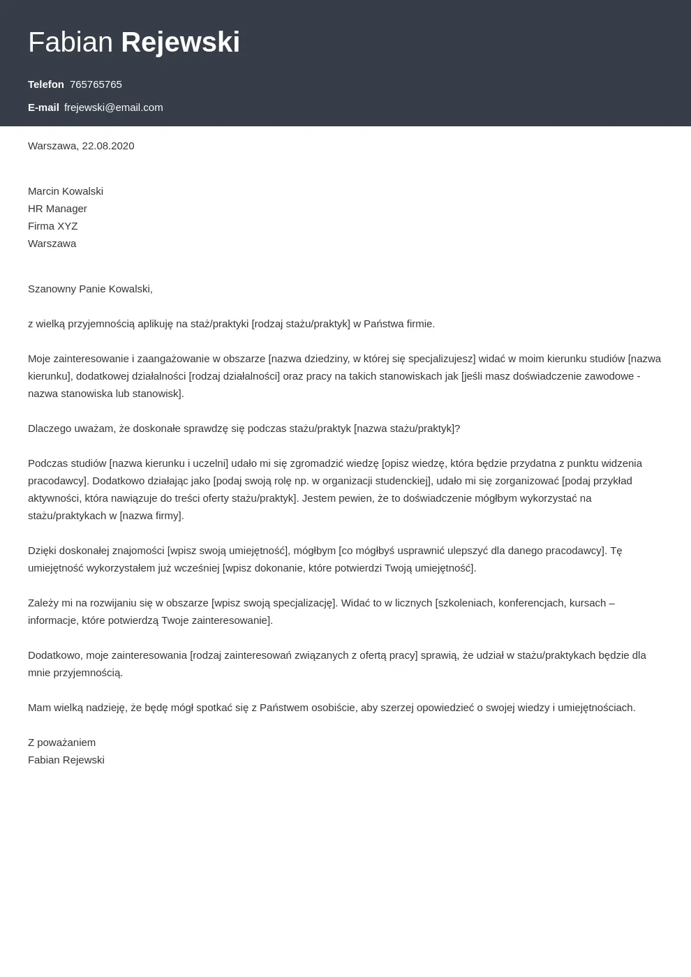 Zdjęcie Jak napisać podanie o praktyki zawodowe wzór, który zaimponuje pracodawcy