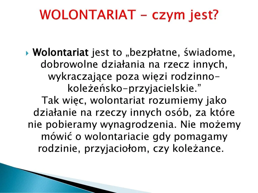 Zdjęcie Co oznacza słowo wolontariat i jakie ma znaczenie dla społeczności?
