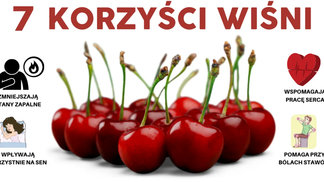 Zdjęcie Czy czereśnie są zdrowe? Korzyści zdrowotne i wpływ na organizm