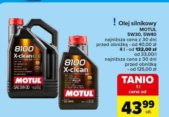 Zdjęcie Gdzie kupić motul 5w30 w Carrefour? Ceny i szczegóły produktów