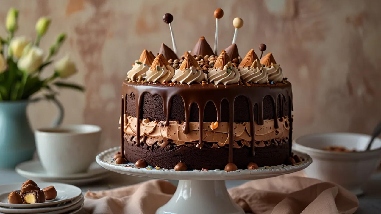 Zdjęcie Kinder Bueno tort: Przepis na pyszny tort z Kinder Bueno, który zachwyci