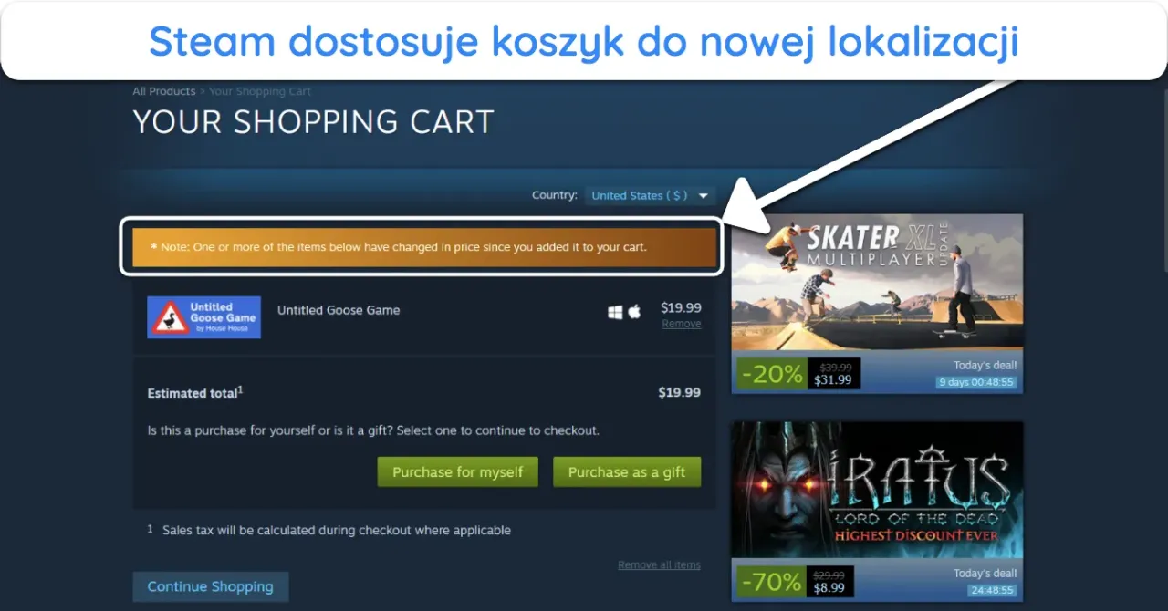 Zdjęcie Jak zmienić region na Steam i uniknąć problemów z dostępnością gier