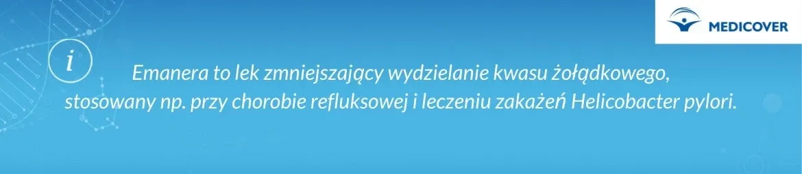 Zdjęcie Na co jest lek Emanera? Poznaj skuteczne leczenie dolegliwości żołądkowych