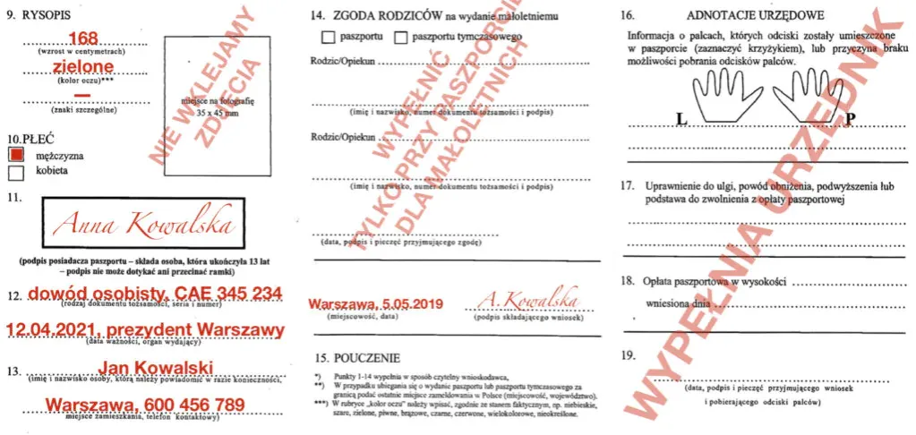 Zdjęcie Jak uniknąć błędów przy wypełnianiu wniosku o paszport dla dziecka – krok po kroku
