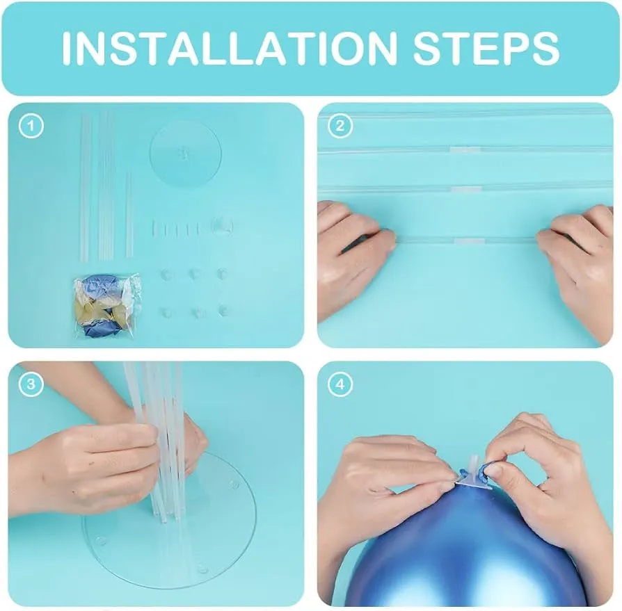 Zdjęcie Stojak na balony DIY: łatwe sposoby na efektowne dekoracje imprezowe