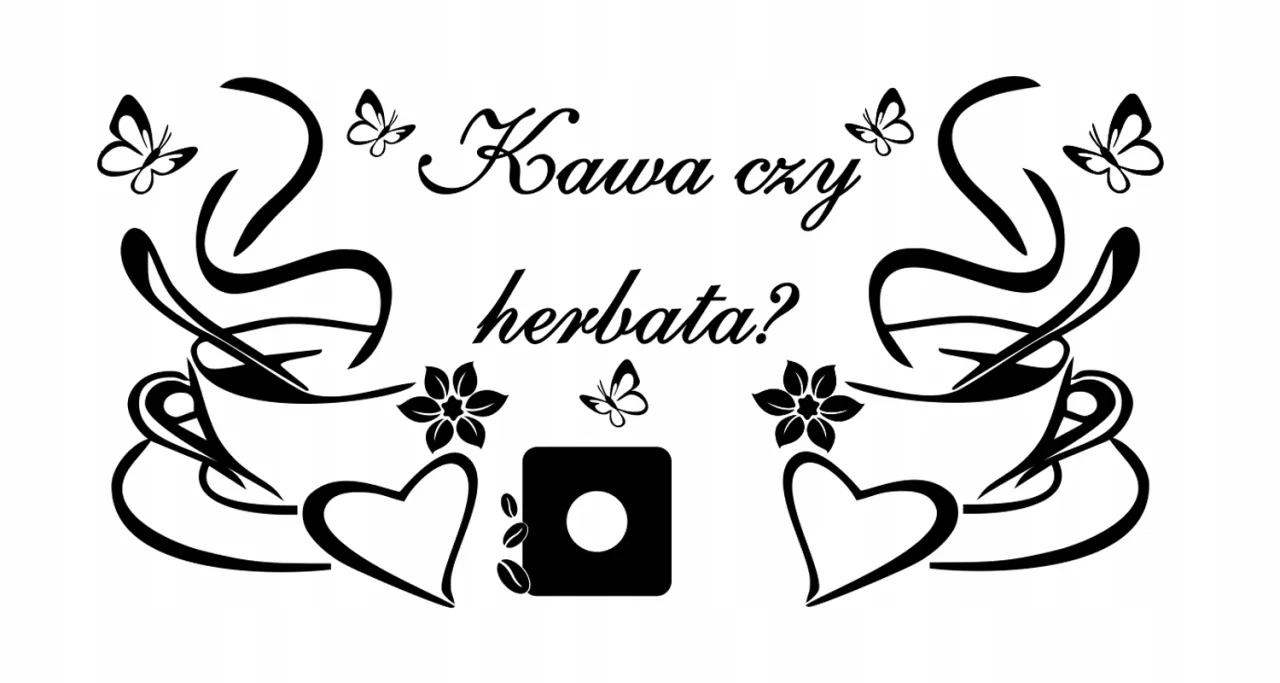 Zdjęcie Naklejki na ścianę do kuchni kawa czy herbata – stylowe inspiracje dekoracyjne