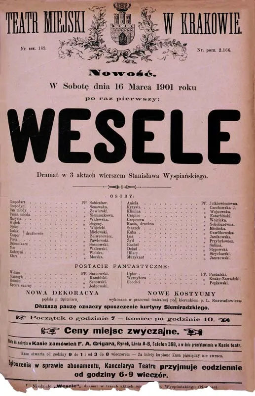 Zdjęcie Wesele Wyspiańskiego: Kluczowe znaczenie w epoce Młodej Polski