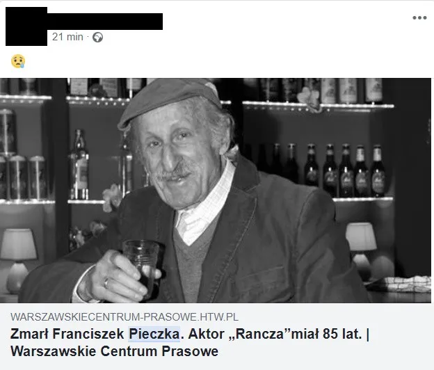 Zdjęcie Kiedy zmarł Franciszek Pieczka? Przypomnienie o wybitnym aktorze