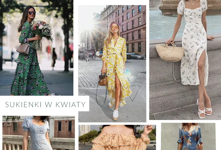 Zdjęcie Jakie dodatki do sukni w kwiaty najlepiej podkreślą Twój styl?