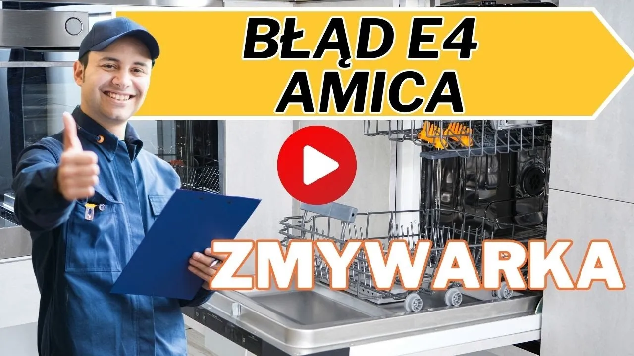 Zdjęcie Jak naprawić błąd E4 w zmywarce Amica: 5 skutecznych metod