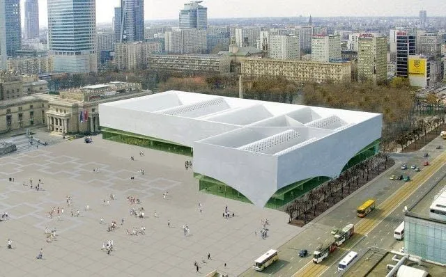 Zdjęcie Muzeum Sztuki Nowoczesnej w Warszawie: Innowacyjny projekt budynku
